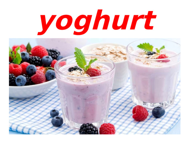 yoghurt 