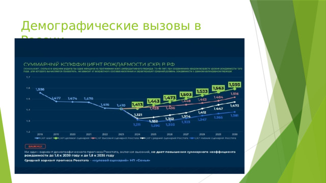 Демографические вызовы в России   