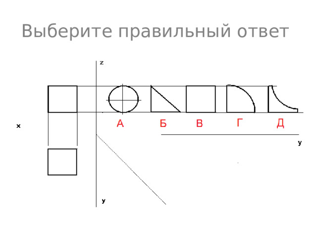 Выберите правильный ответ  Ответ: Б, В, Г. 