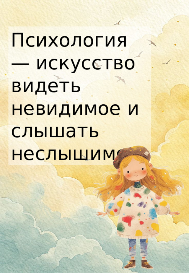 Психология — искусство видеть невидимое и слышать неслышимое. 