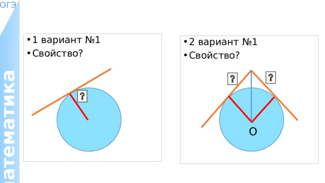 1 вариант №1 Свойство? 2 вариант №1 Свойство? О 