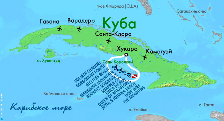 Где находится остров хувентуд