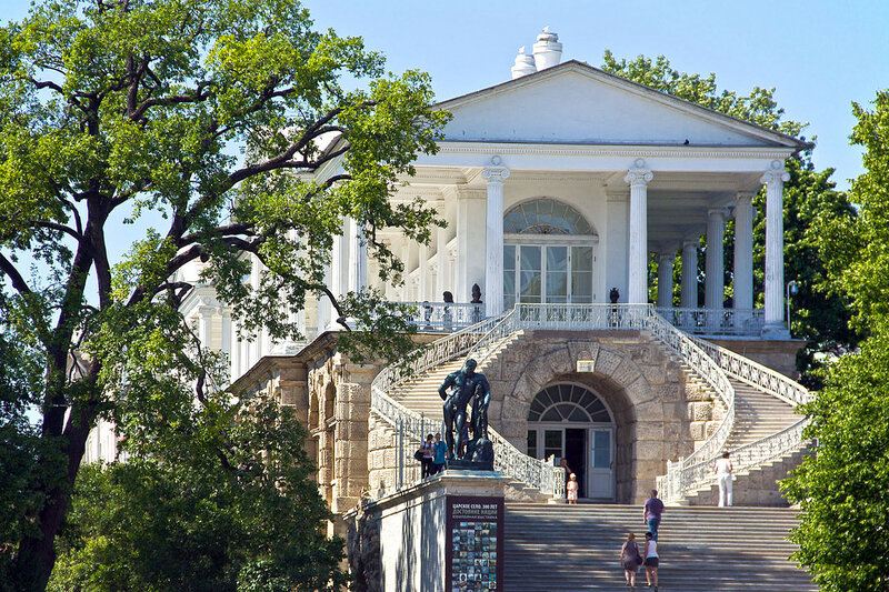 Камеронова галерея в царском селе фото Камеронова галерея в Царском Селе