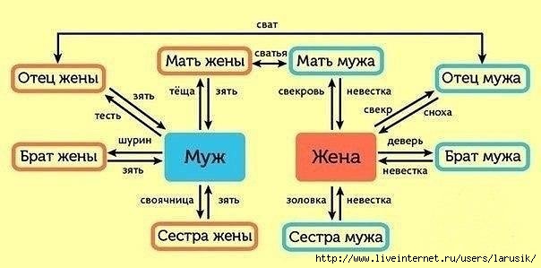 Родственники кто кому приходится