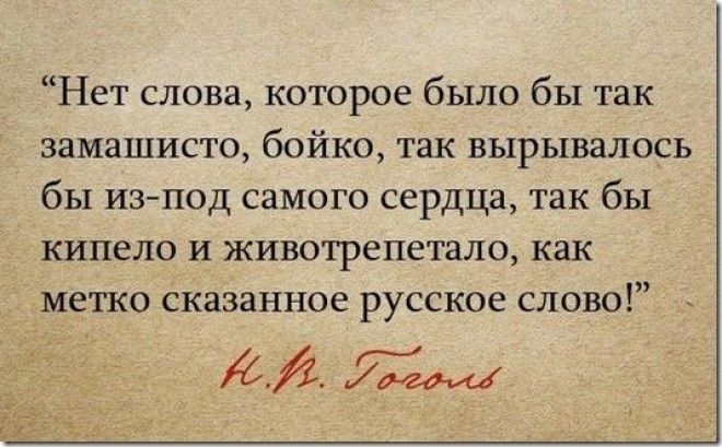 Высказывание о языке и пример