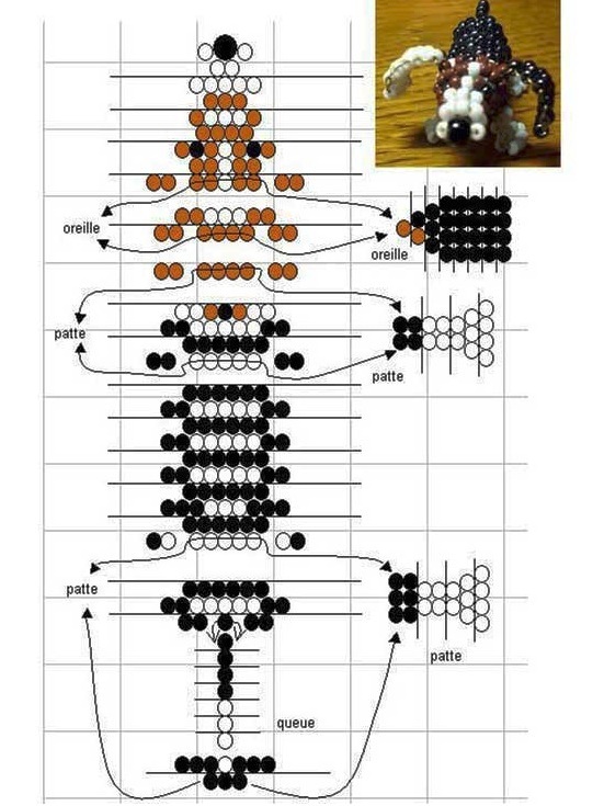 Бисероплетение схемы животных схемы