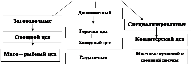 Цеховая структура производства. Производственная структура ресторана схема. Цеховая структура ресторана схема. Схема структуры производства предприятия общественного питания. Цеховая структура предприятия общественного питания.